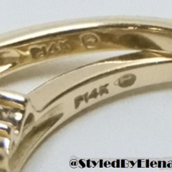 14K SOLID Yellow GOLD Ring Guard / Enhancers - Picture 11 of 17